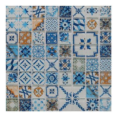 Malla azul lisboa Mosaicos Krystales 30x30 cm -1010148