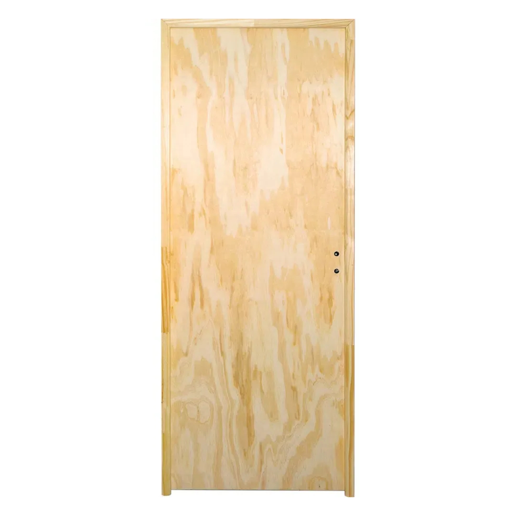 Puerta de interior Herfasa pino marco madera 80 x 7 cm lado izquierdo