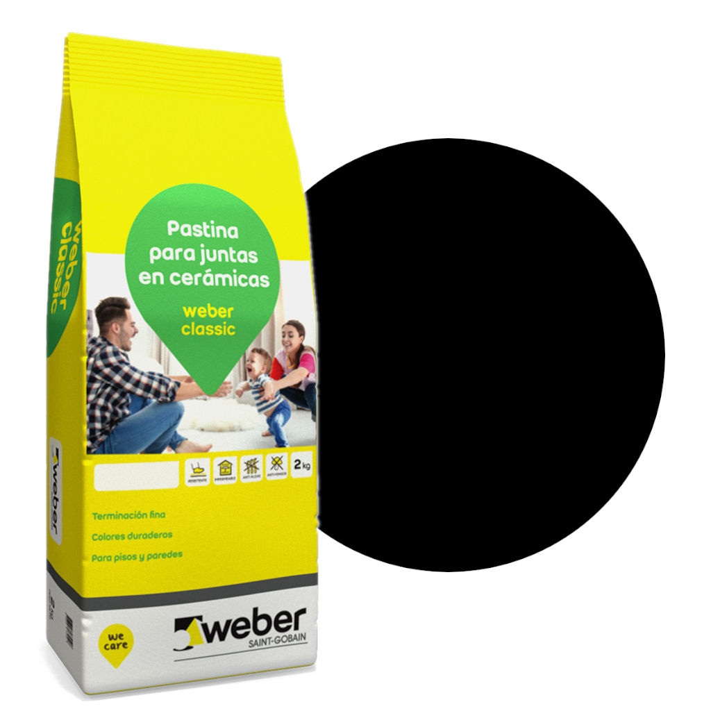 Pastina color classic Weber negro 2 kg 92-1122