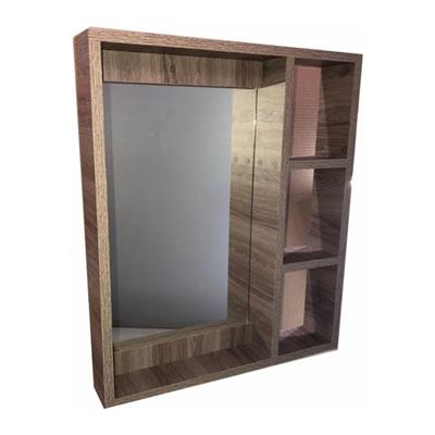 Espejo botiquín rectangular 3 repisas Enria mdf baltico 60x70 cm r6