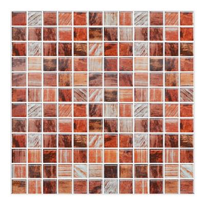 Mosaico rojo materia Piú 30x30 cm