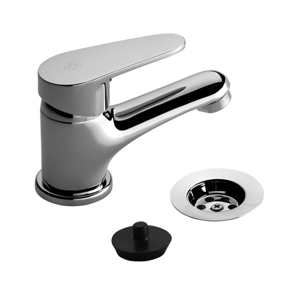 Combo de grifería de baño monocomando fv compacta cromo ducha de embutir-bidet y lavatorio, , large image number 1