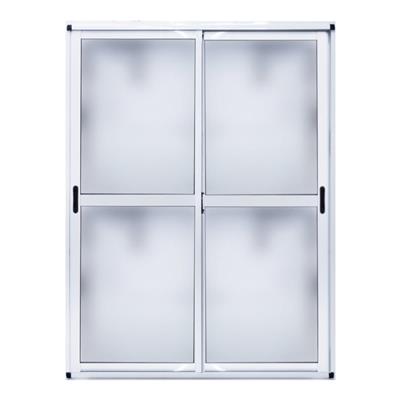 Ventana corrediza de  aluminio blanco Nexo moderna con vidrio entero 150x200 V1085